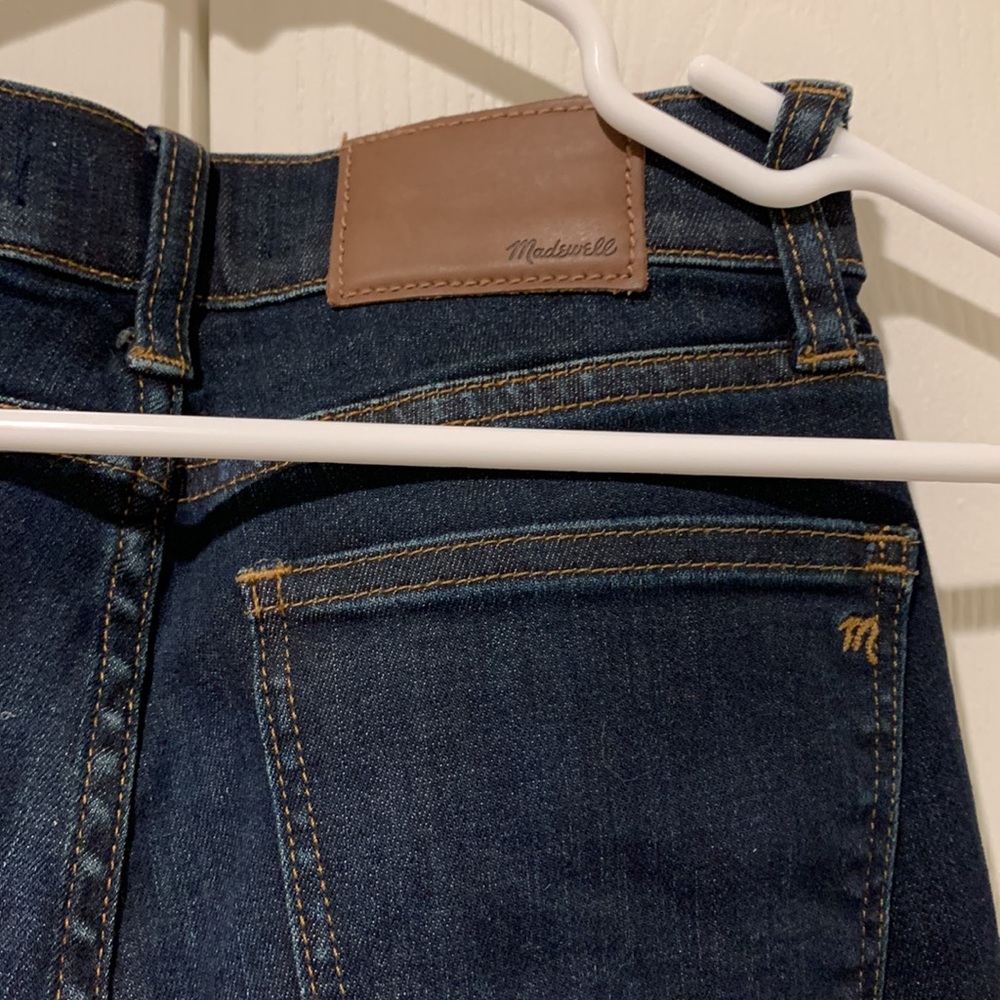Skinny Skinny Madewell Jeans Dark Denim 5 pocket Jeans Excellent Condition Sz 24 - Picture 7 of 8